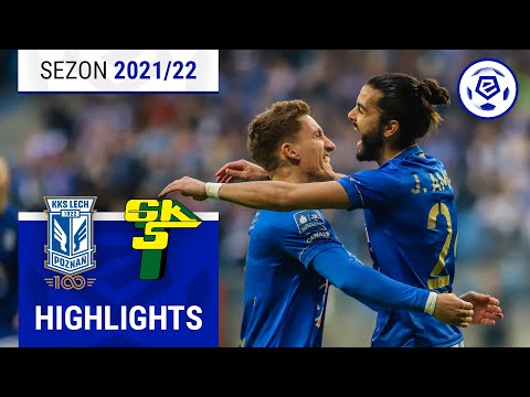 Lech Poznań - Górnik Łęczna 3:0 | SKRÓT | Ekstraklasa 2021/22 | 31. Kolejka