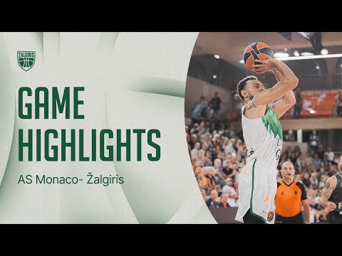 AS Monaco - Žalgiris | Game Highlights | 2025.10.01