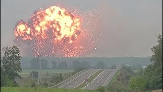 Explosions rock major military warehouse in Ukraine