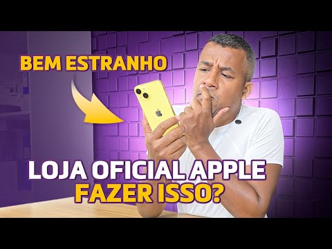 LOJA OFICIAL APPLE FAZENDO ISSO? BEM ESTRANHO!