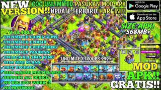 Clash of clans mod apk 😨unlimited gems....