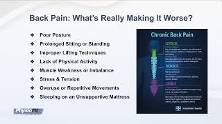 Say Goodbye to Back Pain: Workshop Recap #backpain #BackPain #BackPainRelief #BackPainWorkshop