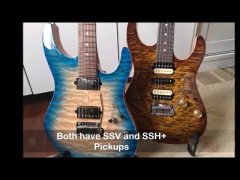 Suhr Modern Custom vs Guthrie Govan Spec