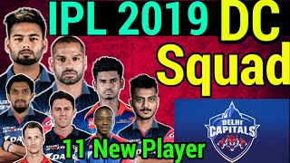 IPL 2019: Delhi Capitals Full Squad, DC full Squad 2019,