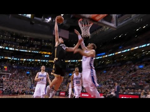 Raptors Highlights: Poeltl Drops the Hammer - April 2, 2017