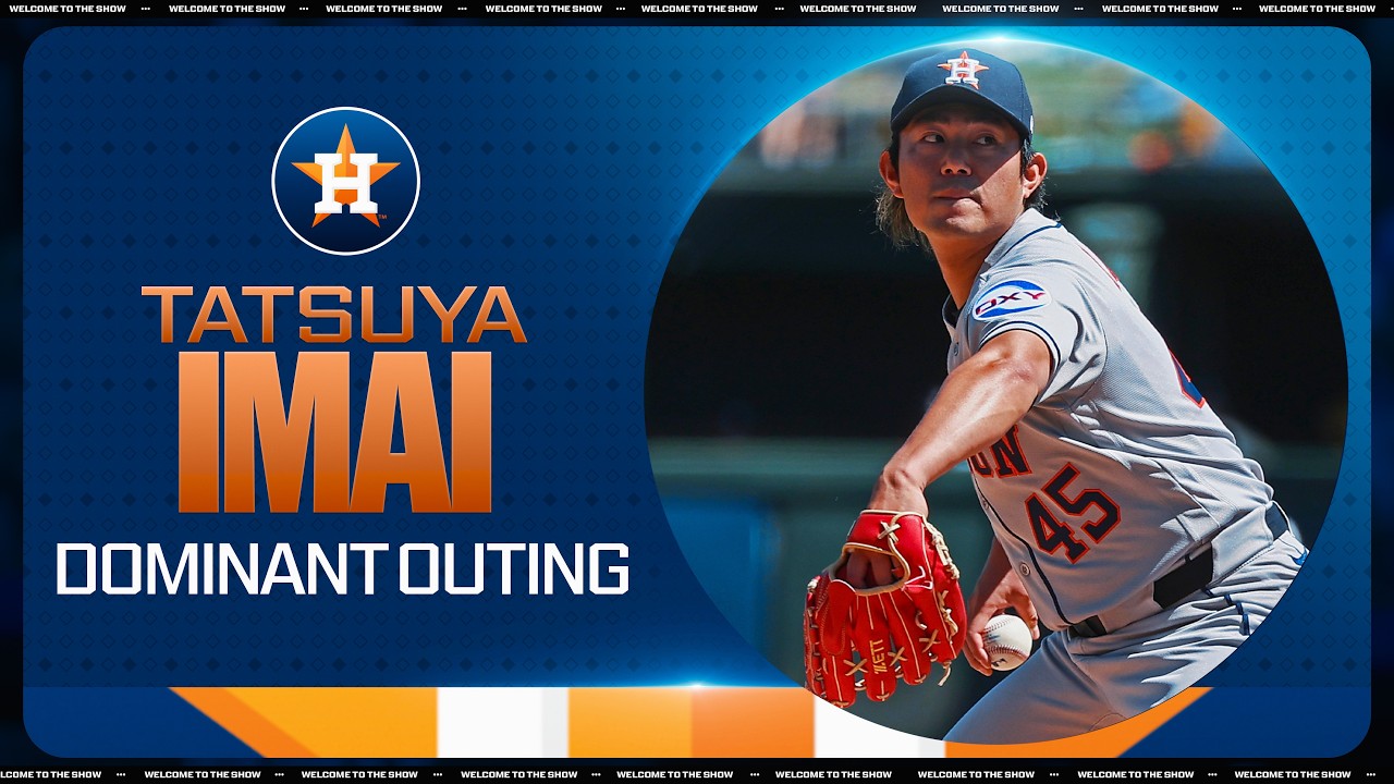 Tatsuya Imai DOMINATES in his second career start for the Astros! 🔥 (1st career win!) | 今井達也 ハイライト