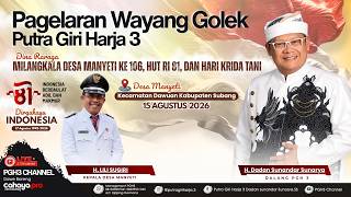 Download lagu 🔴Live Wayang Golek PGH 3 H. Dadan Sunandar S - Milangkala Ds. Manyeti Kec. Dawuan Kab. Subang mp3