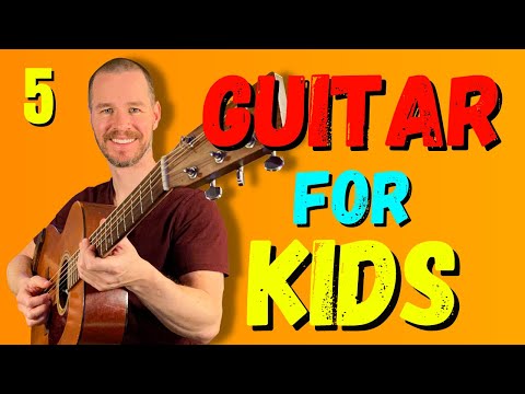Guitar Lesson For Kids - Part 5 - Chords - Absolute Beginner Series #guitar #kids