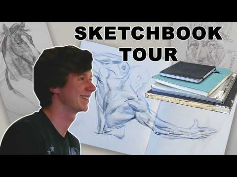 Six years of sketchbooking ft. Evan Collene