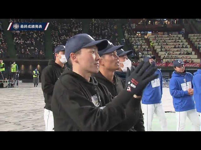 【LIONS THANKS FESTA 2022】 獅立ライオンズ学園の最終成績発表!! 2022年11月23日 埼玉西武ライオンズ