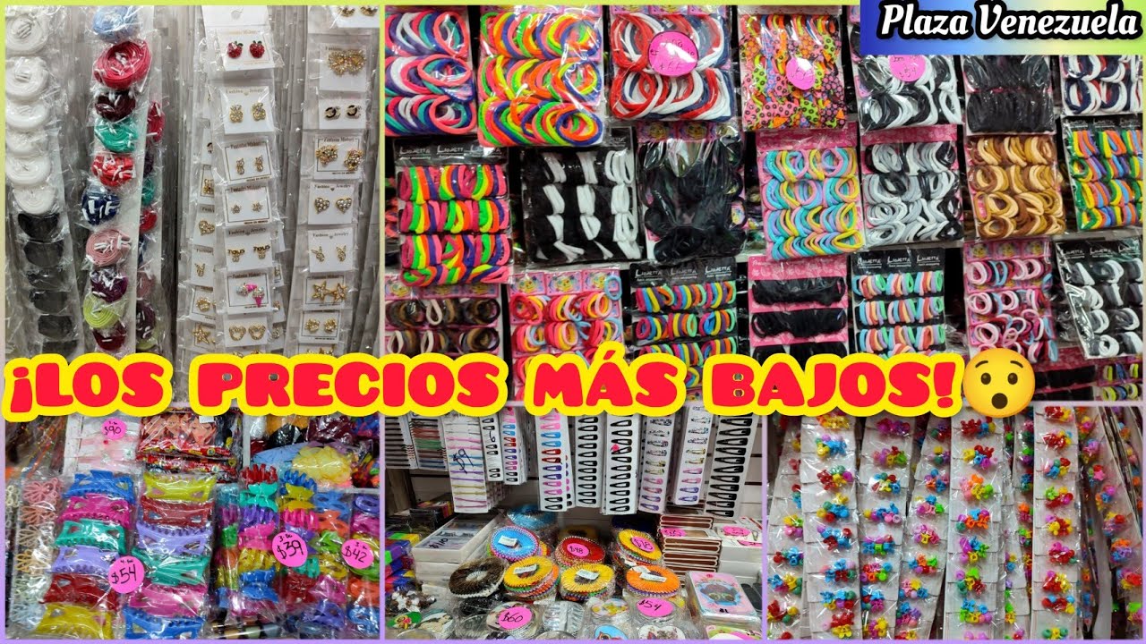 NUEVA TIENDA DESDE $1 PESO 🤑 ACCESORIOS PARA EL CABELLO / NOVEDADES MYC / PLAZA VENEZUELA CDMX