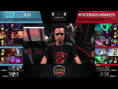 H2K vs Mysterious Monkeys (Game 1 Highlights W1D3) EU LCS Summer Split 2017