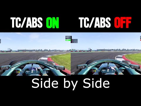 Driving Assists vs No Assists in F1 2021