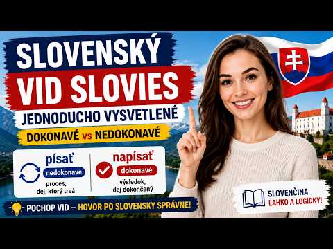 Slovak Verb Aspect Explained in Slovak — for Slovak Learners, Intermediate Level