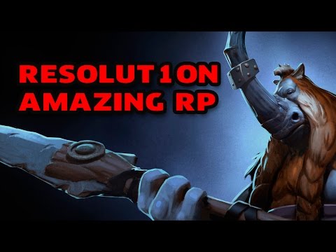 AMAZING RP! by Resolut1on @ Dota Pit Season 3