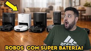 6 Melhores Aspiradores Robô com maior Autonomia de Bateria para Casas Grandes