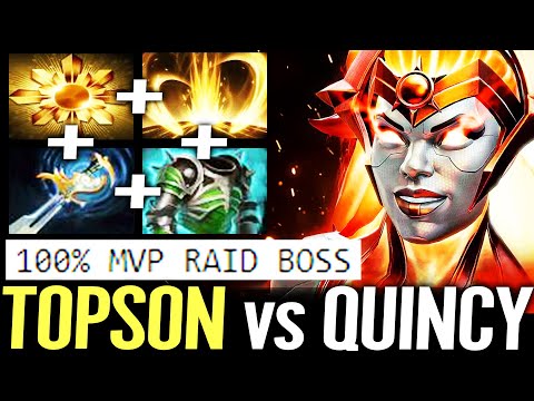 🔥 TOPSON Dawn Breaker MID vs Quincy Crew — 100% MVP Raid Boss OG Savior TI10 Dota 2 Pro