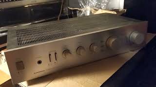 Video thumbnail for vintage amp Pioneer SA-420 test, one speaker by museum