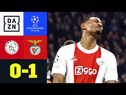 Adler werfen glückloses Ajax raus: Ajax – Benfica 0:1 | UEFA Champions League | DAZN Highlights