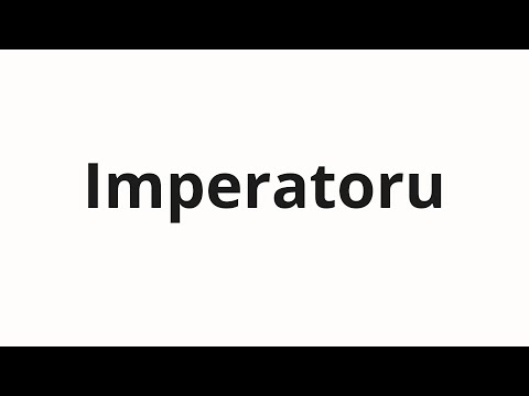 How to pronounce Imperatoru | Императору (Emperor in Russian)