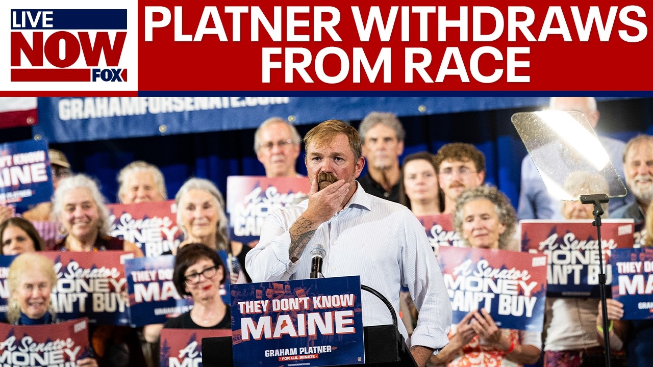 BREAKING: Graham Platner officially withdraws from the Maine Senate race