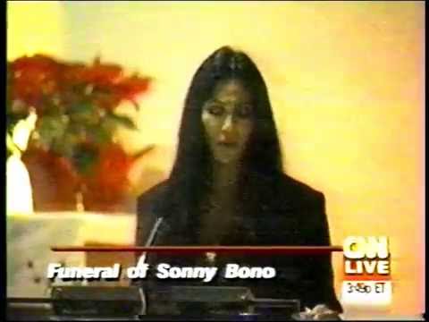 CNN-SONNY BONO FUNERAL-1/9/98-CHER EULOGY