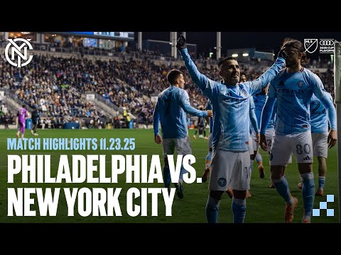 Match Highlights | Philadelphia Union 0-1 New York City FC | November 23, 2025