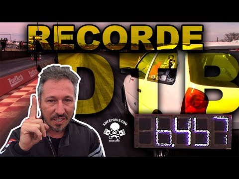 O VÉIO DO 6.4 SEGUNDOS - RECORDE DTB 201M Uberlândia - kmesporte Arrancada