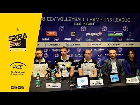 Konferencja prasowa przed meczem PGE Skra - Cucine Lube Civitanova