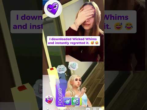 Downloaded Wicked Whims… now my Sims are unstoppable! 😳🔥 #sims4