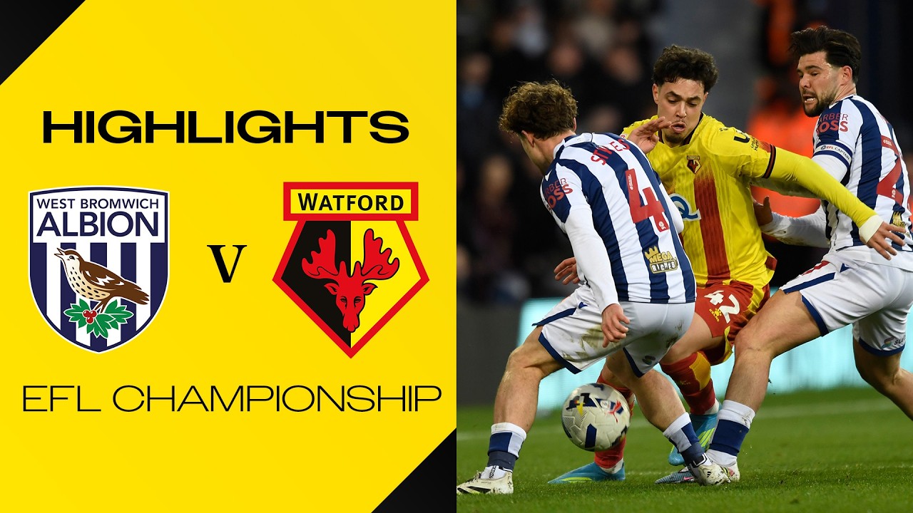 West Bromwich Albion vs Watford Highlights
