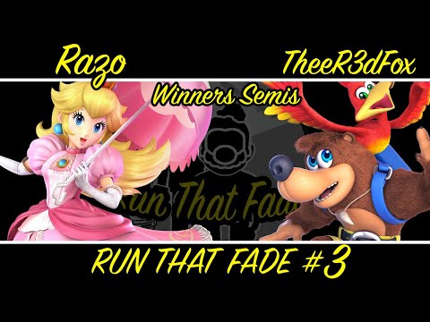 RunThatFade #3 Razo (Peach) Vs. TheeR3dFox (Banjo) Winners Semi Finals