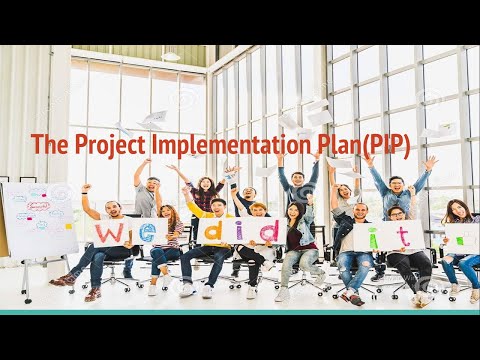 The Project Implementation Plan (PIP)