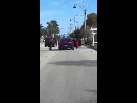 Florida Man Tries To Car Jack Man Starts Shooting On A Busy Street!!!