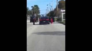 Florida Man Tries To Car Jack Man Starts Shooting On A Busy Street!!!