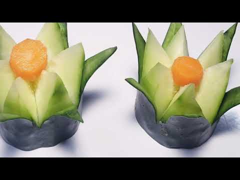How To Make Cucumber Flower