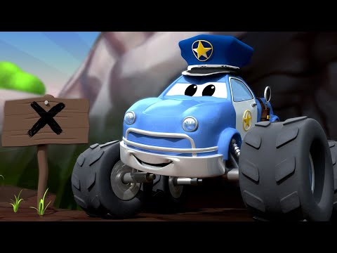 Monster kamioni za djecu -  Monster DETEKTIV Malcolm je nanjušio nešto SLASNO! - Monster Grad