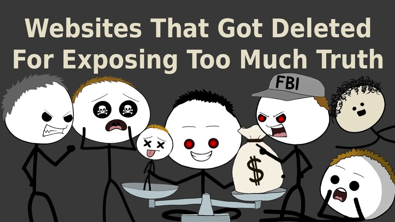 Websites That Got Deleted For Exposing Too Much Truth