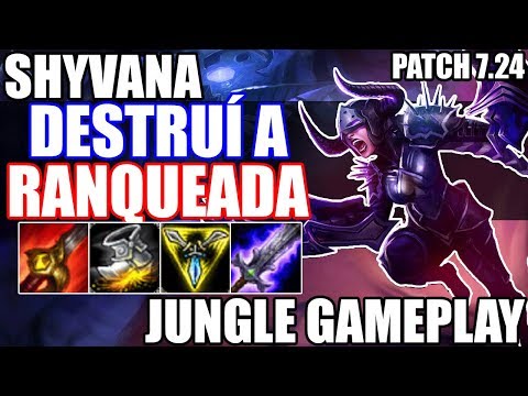 BANIRAM MEU MASTER YI E EU PEGUEI MINHA ANTIGA MAIN, ACABEI COM O GAME - SHYVANA JUNGLE GAMEPLAY
