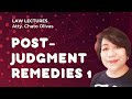 [CivPro] Post judgment remedies (Part 1) on motion for reconsideration and motion for new trial.
