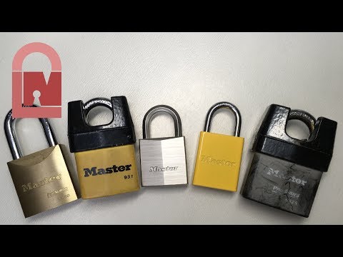 (272) Master Lock's BEST Locks - Give them a go!