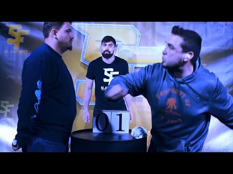 'Darius the Destroyer' & 'Southpaw Outlaw' trade BOMBS at SlapFIGHT