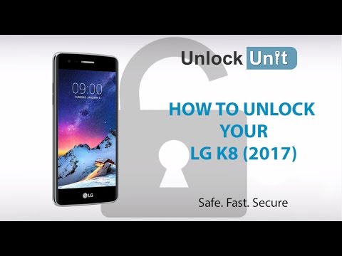 HOW TO UNLOCK LG K8 (2017)