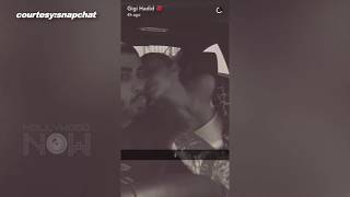 Gigi Hadid KISSES Zayn Malik On Snapchat!