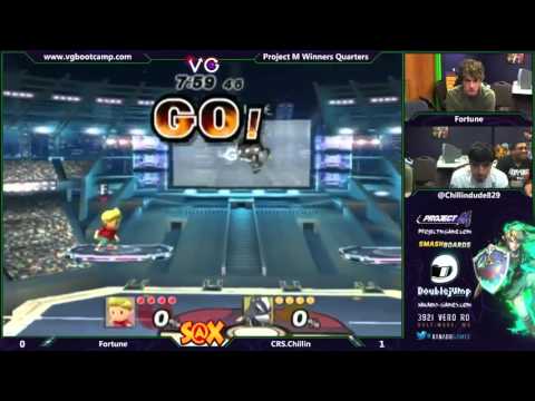S@X 9/16/14 - Fortune (Lucas) vs Chillin (Wolf) - Project M Winners Quarters - Smash PM