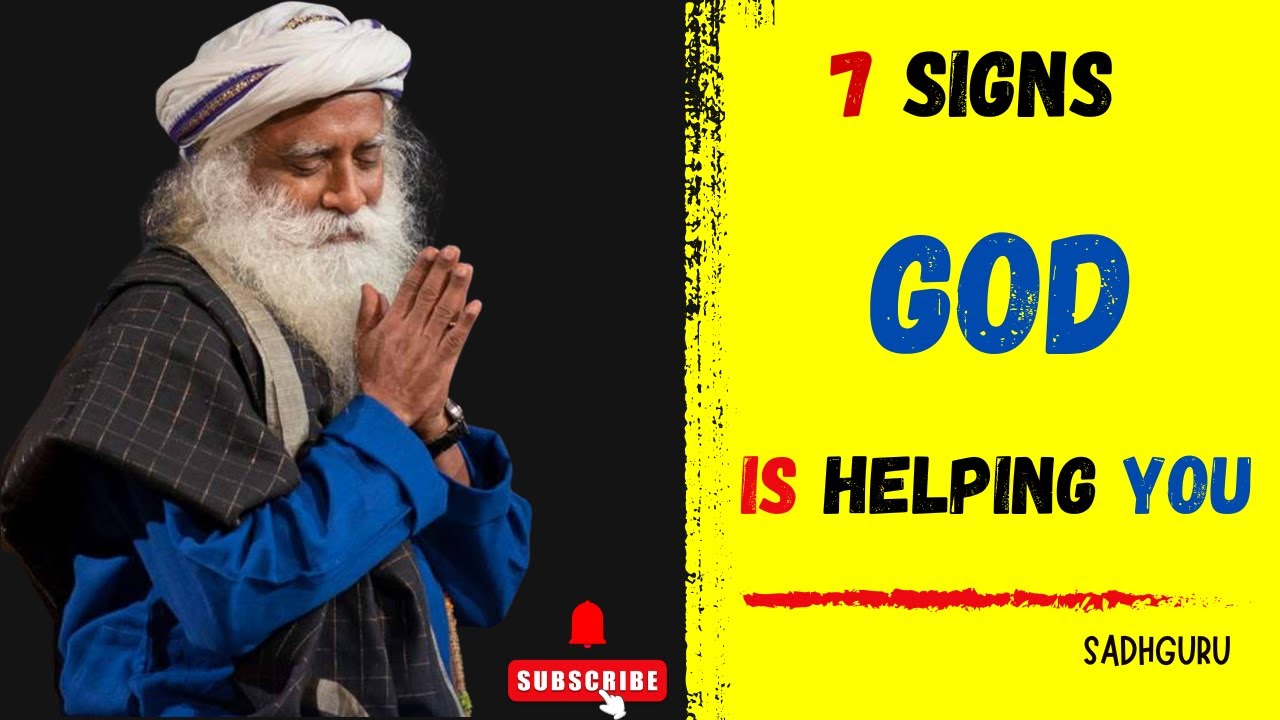 7 Signs God is Helping You |SADHGURU BEST MOTIVATIONAL SPEECH| THE MOTIVATION INDUSTRY