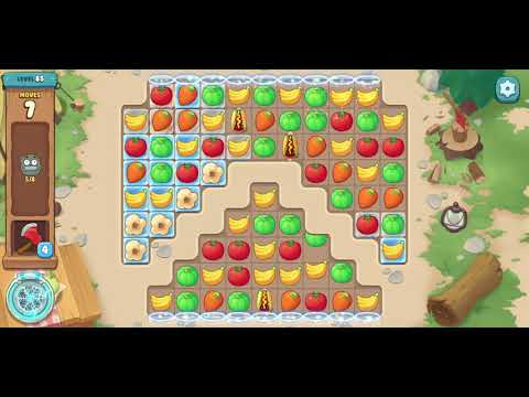 We Bare Bears Match3 Repairs Level 85 - No Boosters