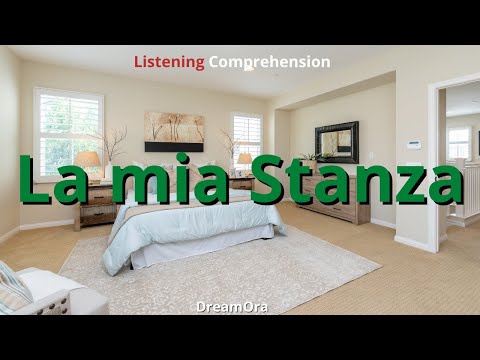 La mia Stanza |A1 BEGINNER| Listening Comprehension Practice - Online Italian Learning