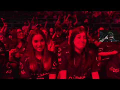 00NATION CHEGANDO NA ARENA E A TORCIDA GRITANDO MUITO NO MAJOR DO RIO