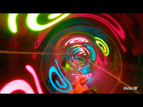 Colorful Enclosed Water Slides | Aquatica Water Park | Multiple Water Slides POV 2021